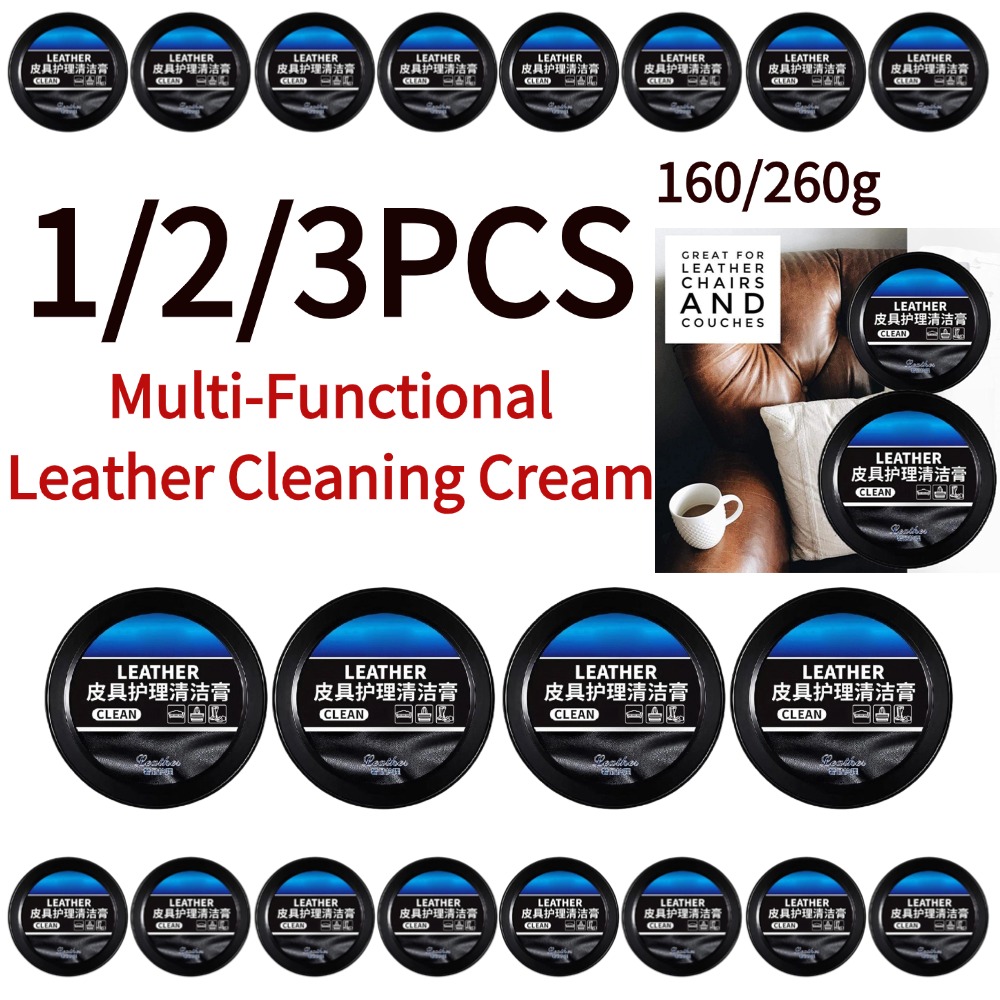 Shoe Cleaner - 1/2/3 個の革クリーナー & コンディショナー クリーム 洗い流さない白い靴の汚れ除去剤