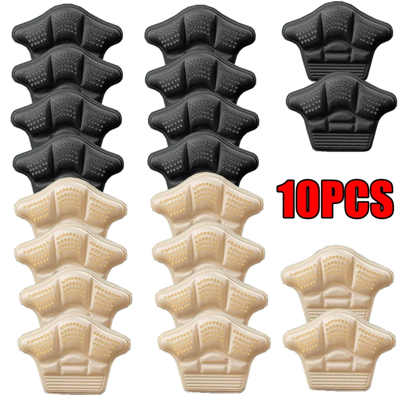 Sneaker Protector - 10 個の足パッドスニーカーヒールプロテクターステッカーコンフォートシリコンノンスリップ靴パッド足の痛み緩和靴インサート