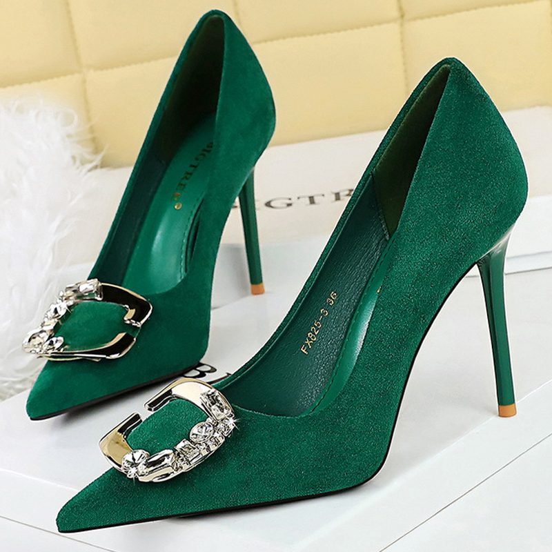 Bigtree-女性用のメタルラインストーンベルトバックル付 - Shoe Tree のレビューと価格