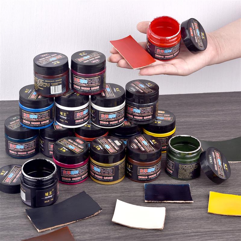 靴,スニーカー,バッグ,ソファ,カーシート,染料,50ml用 - Leather Shoe Polish のレビューと価格