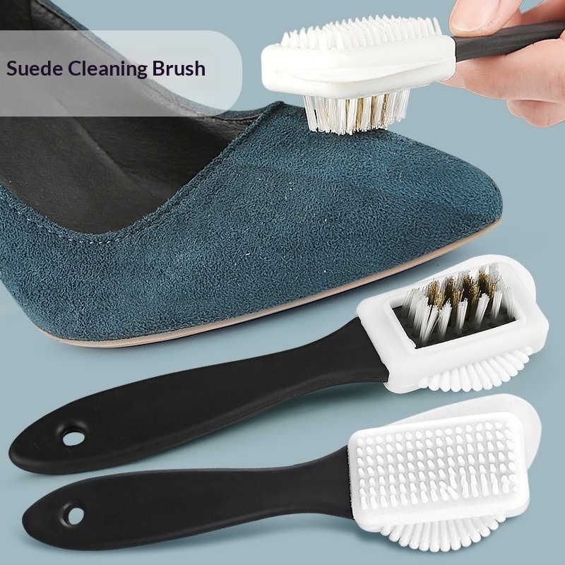 1/2個入り 3面クリーニング便利S字型靴ブラシ スエードク - Shoe Cleaning Brush のレビューと価格