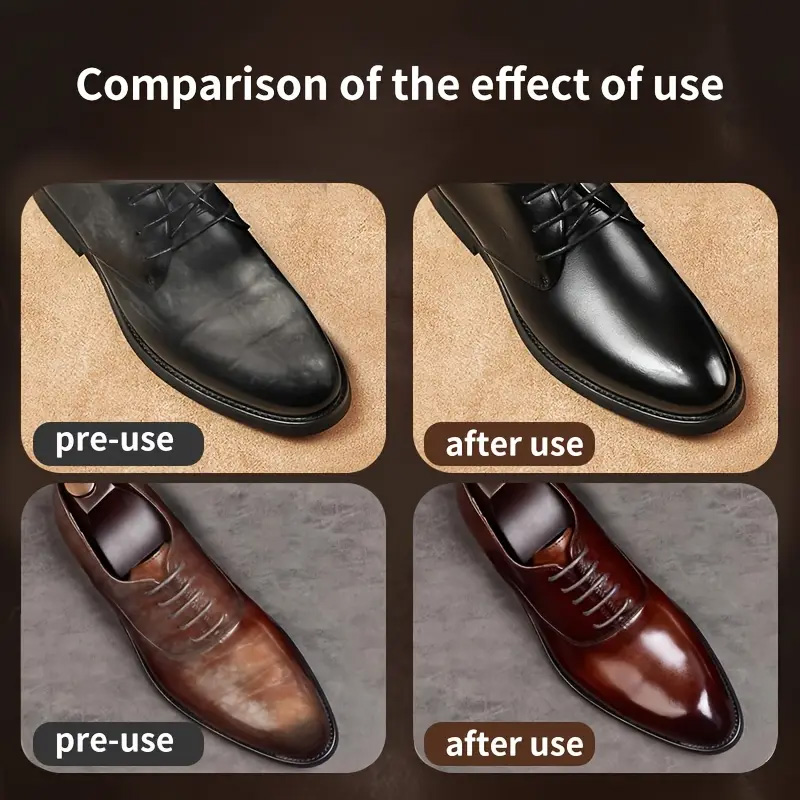 Ifubo インスタントシャインシューワックススポンジ、無色 - Leather Shoe Polish のレビューと価格