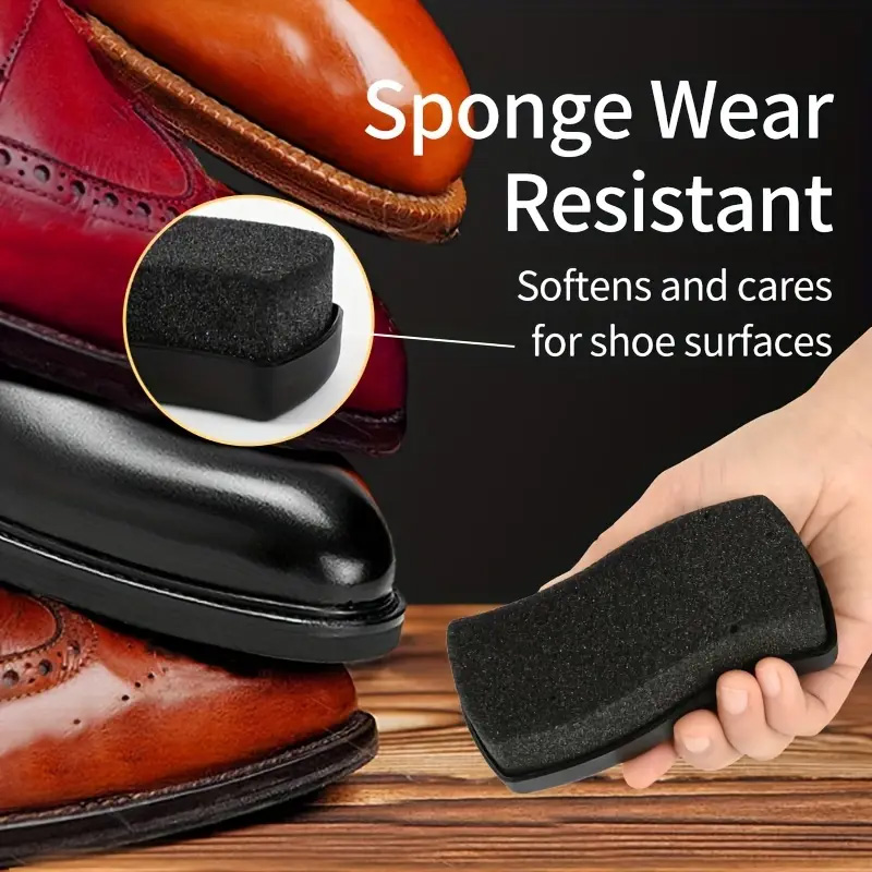 Ifubo インスタントシャインシューワックススポンジ、無色 - Leather Shoe Polish のレビューと価格