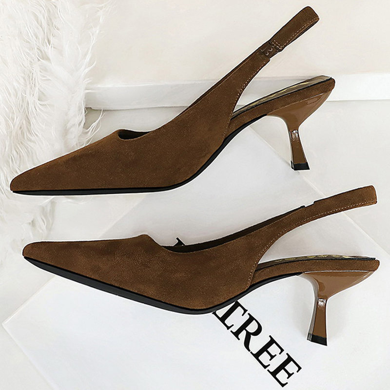 BIGTREE 靴子猫ヒール 6 センチメートルスエード女性 - Shoe Tree のレビューと価格
