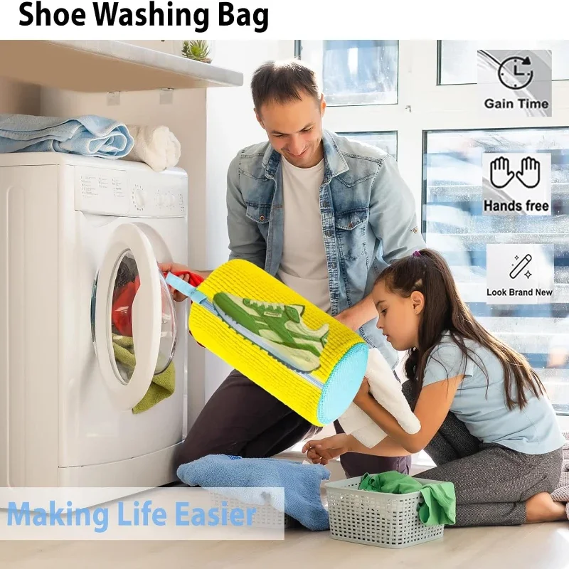 2/3個入り靴洗濯機用バッグ、液体靴ブラシセット、耐久性のあ - Shoe Cleaning Brush のレビューと価格
