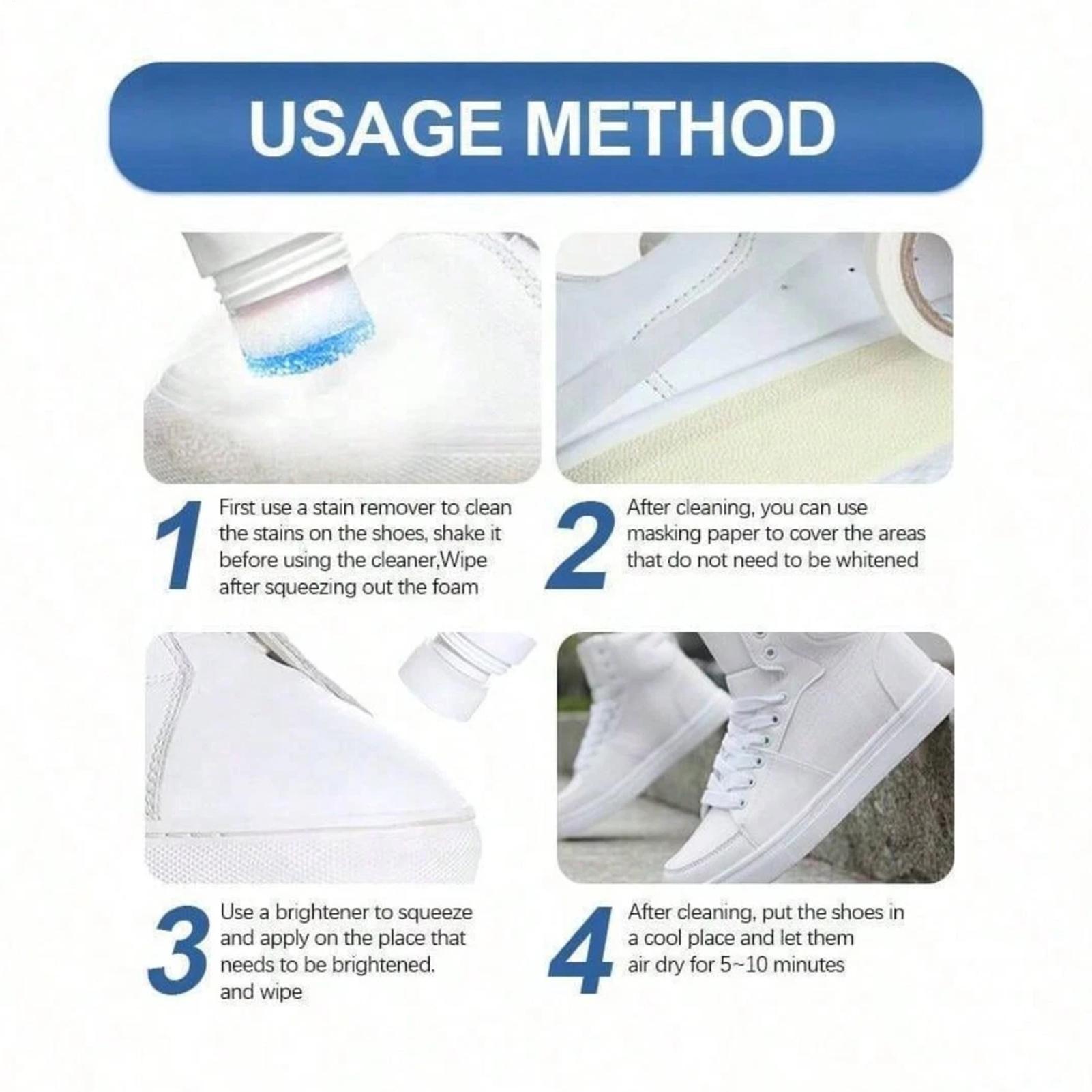 無洗浄フォームシューズクリーナー 100 ミリリットル白い靴 - Sneaker Care Spray のレビューと価格