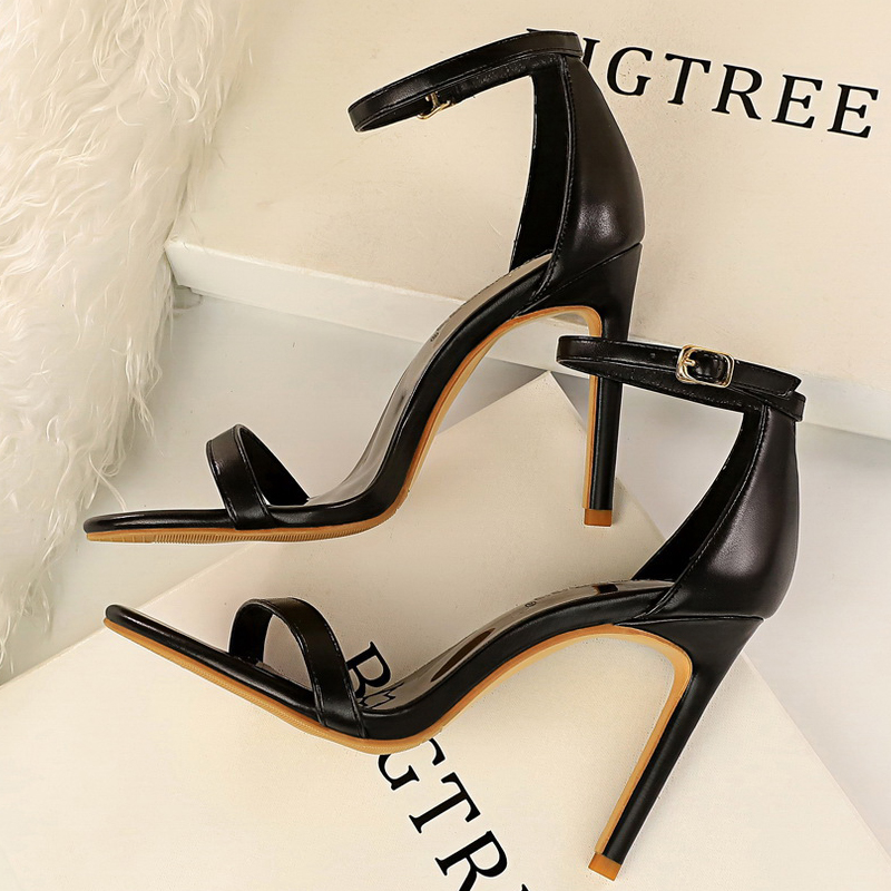 BIGTREE 靴夏の女性のサンダルピープトウハイヒールセク - Shoe Tree のレビューと価格