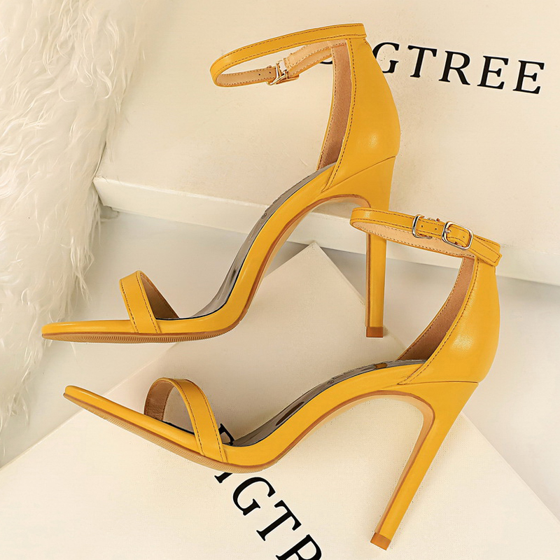 BIGTREE 靴夏の女性のサンダルピープトウハイヒールセク - Shoe Tree のレビューと価格