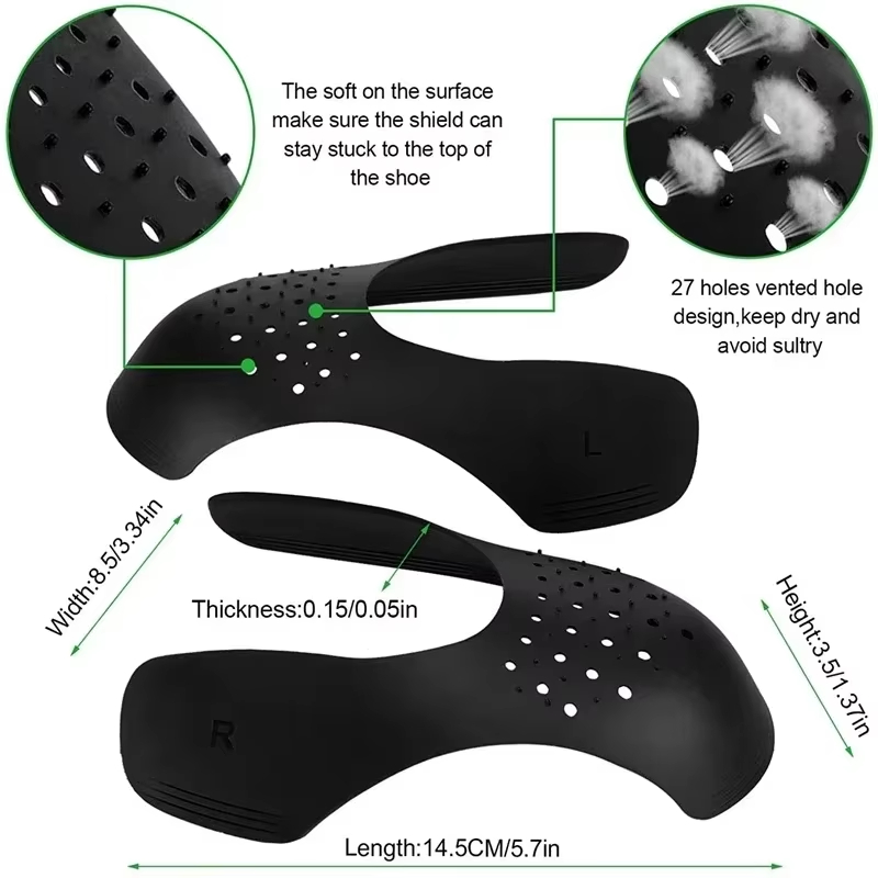 スニーカー用つま先保護具、しわ防止サポートシューズストレッチ - Sneaker Protector のレビューと価格
