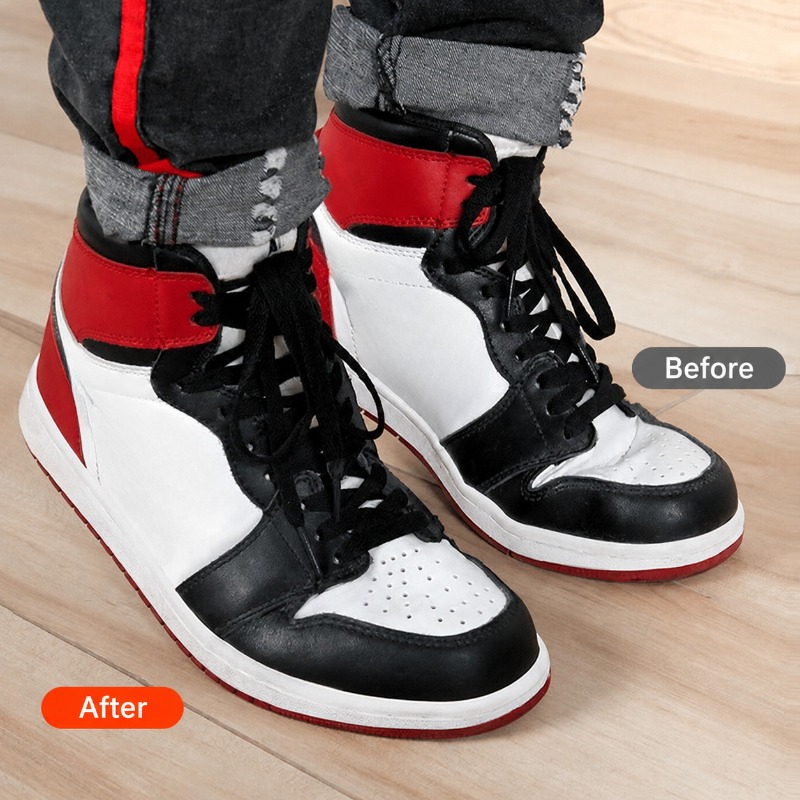 靴のつま先のしわ防止プロテクター、スニーカーのしわ防止シール - Sneaker Protector のレビューと価格