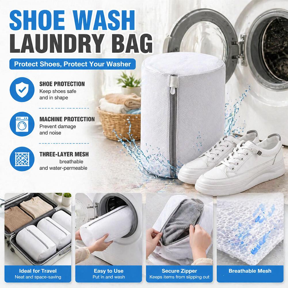 ポータブル靴洗いランドリーバッグ洗濯機用変形防止メッシュスニ - Sneaker Cleaner のレビューと価格