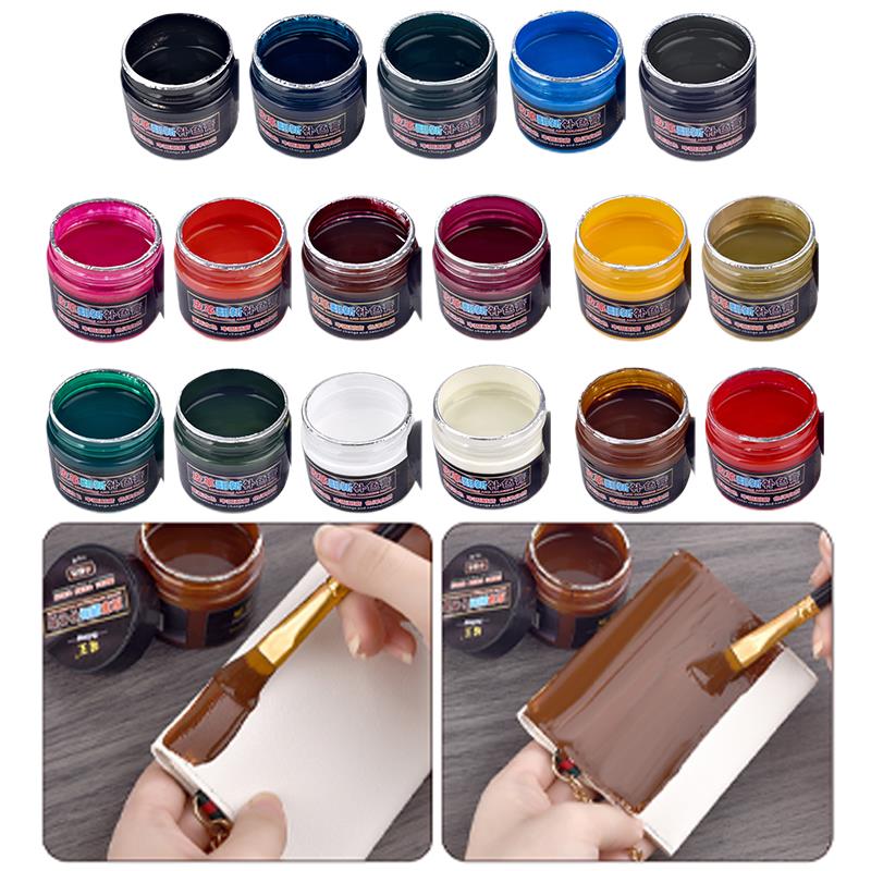 植物なめし革顔料 50 グラム/ボトル着色 DIY レザーク - Leather Shoe Polish のレビューと価格