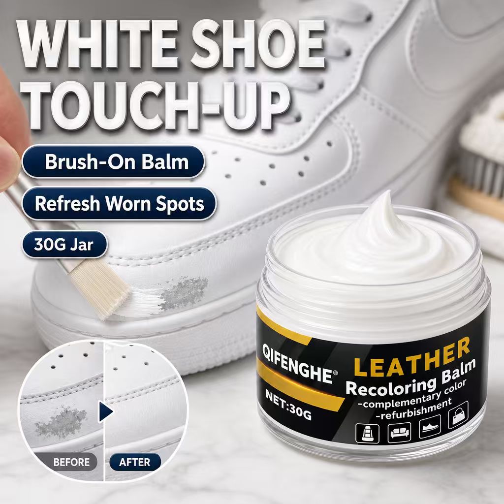 イージーホワイトシューズ補修クリーム 30g。革製品の色を補 - Shoe Brush のレビューと価格